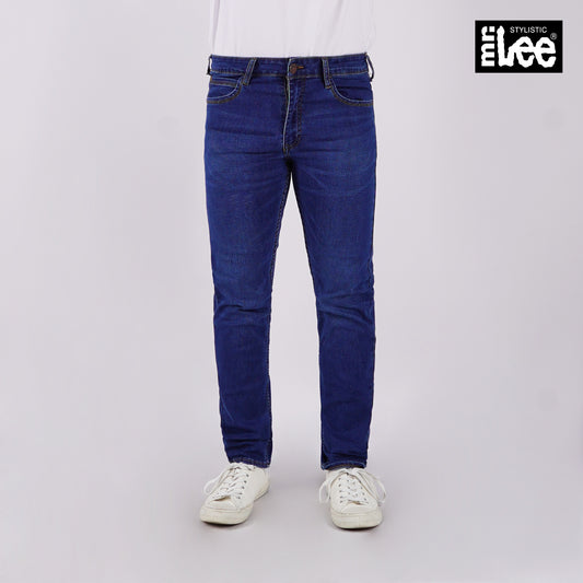 Stylistic Mr. Lee Men's Basic Denim Pants Super Skinny Mid Waist 178311-U (Medium Shade)