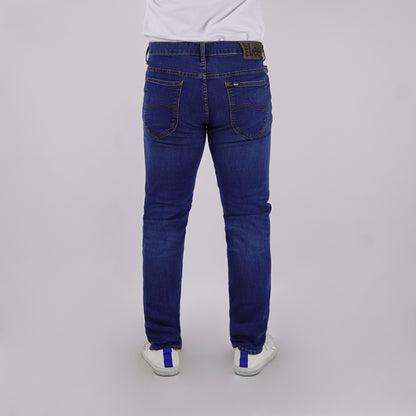 Stylistic Mr. Lee Men's Basic Denim Pants Super Skinny Mid Waist 178311-U (Medium Shade)