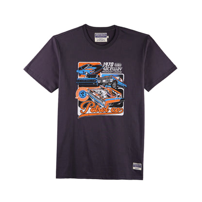 Petrol Mens Basic Tees Slim Fit 176909-U (Charcoal)