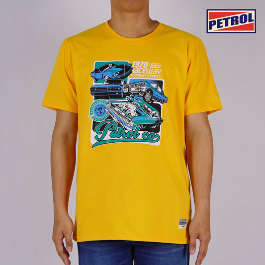 Petrol Mens Basic Tees Slim Fit 176909-U (Yellow)