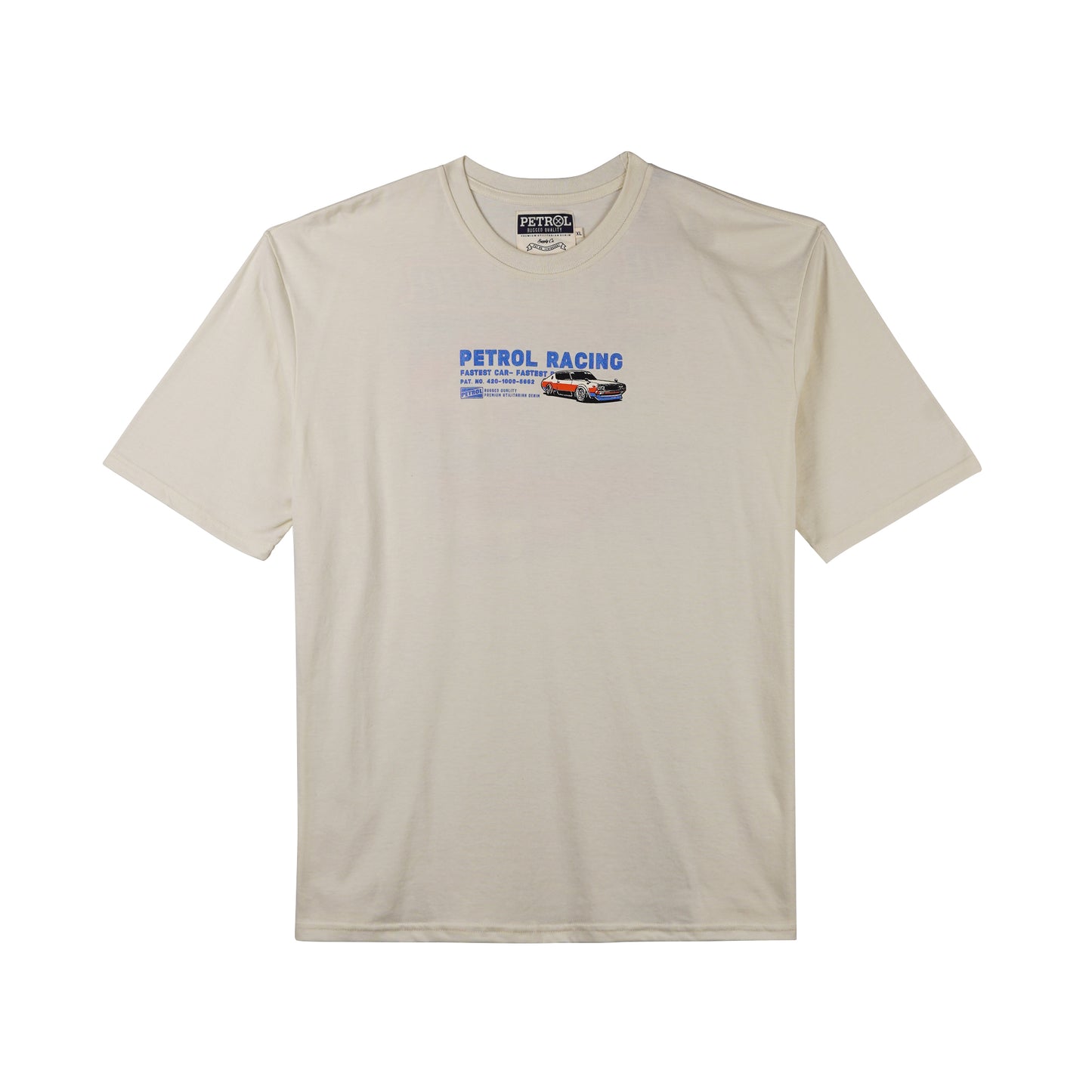 Petrol Mens Basic Tees Oversized Fitting 175936-U (Beige)