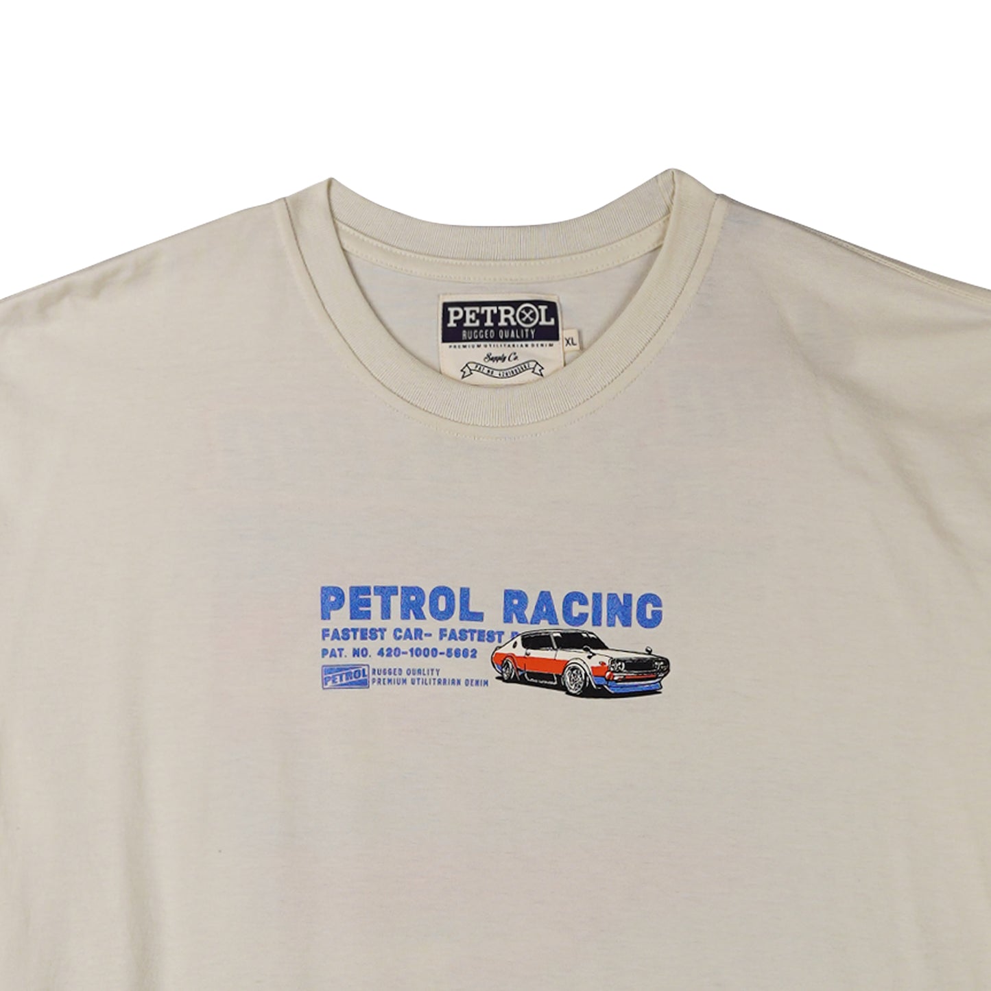 Petrol Mens Basic Tees Oversized Fitting 175936-U (Beige)