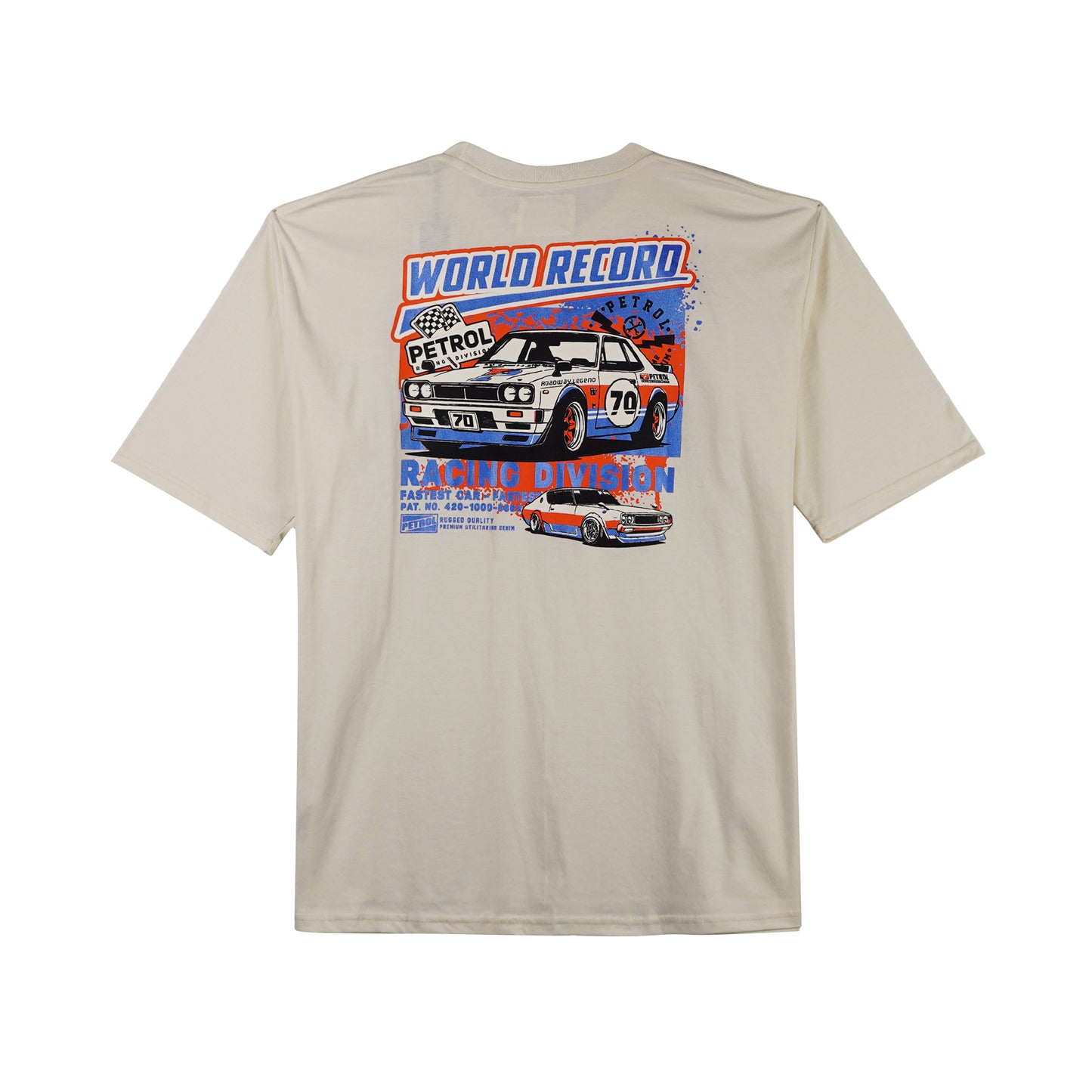 Petrol Mens Basic Tees Oversized Fitting 175936-U (Beige)