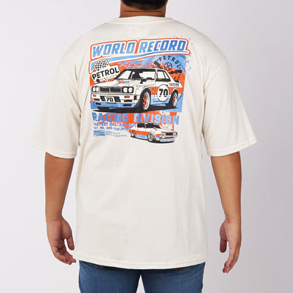 Petrol Mens Basic Tees Oversized Fitting 175936-U (Beige)