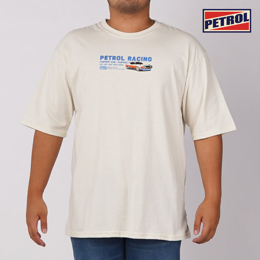 Petrol Mens Basic Tees Oversized Fitting 175936-U (Beige)