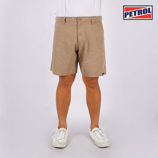 Petrol Men's Basic Non-Denim Tapered Short Mid-Rise 176729 (Sand)