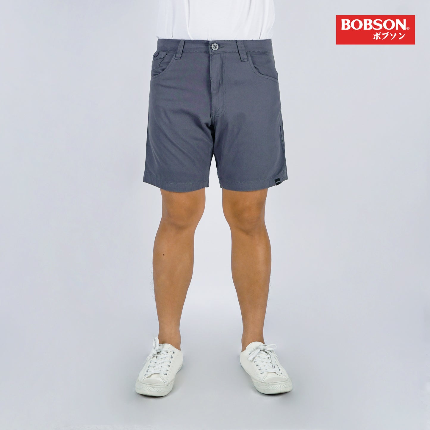 Petrol Men's Basic Non-Denim Tapered Short Mid-Rise 176705 (Gray)