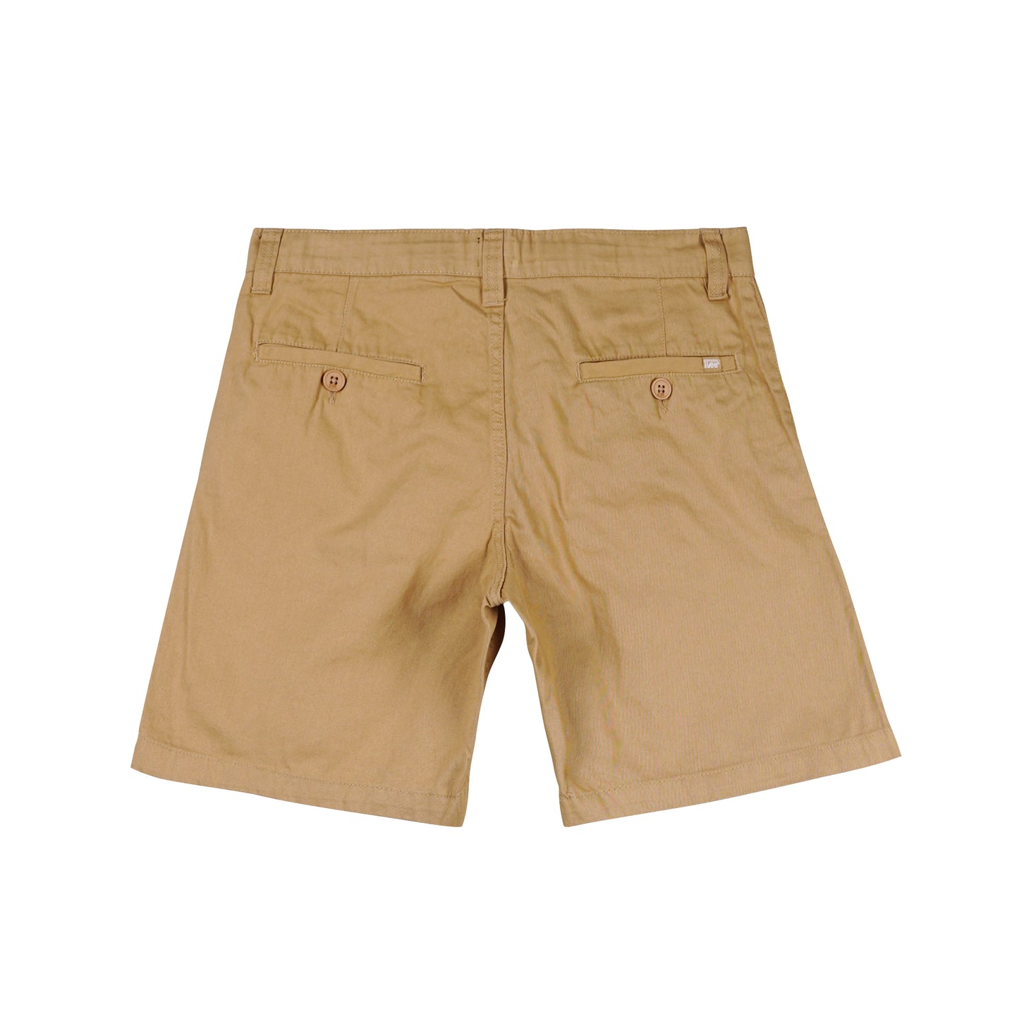 Stylistic Mr. Lee Men's Basic Non-Denim Tapered Short Mid Waist 176668 (Khaki)