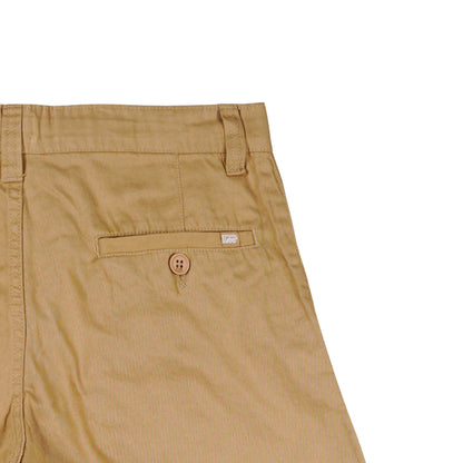 Stylistic Mr. Lee Men's Basic Non-Denim Tapered Short Mid Waist 176668 (Khaki)