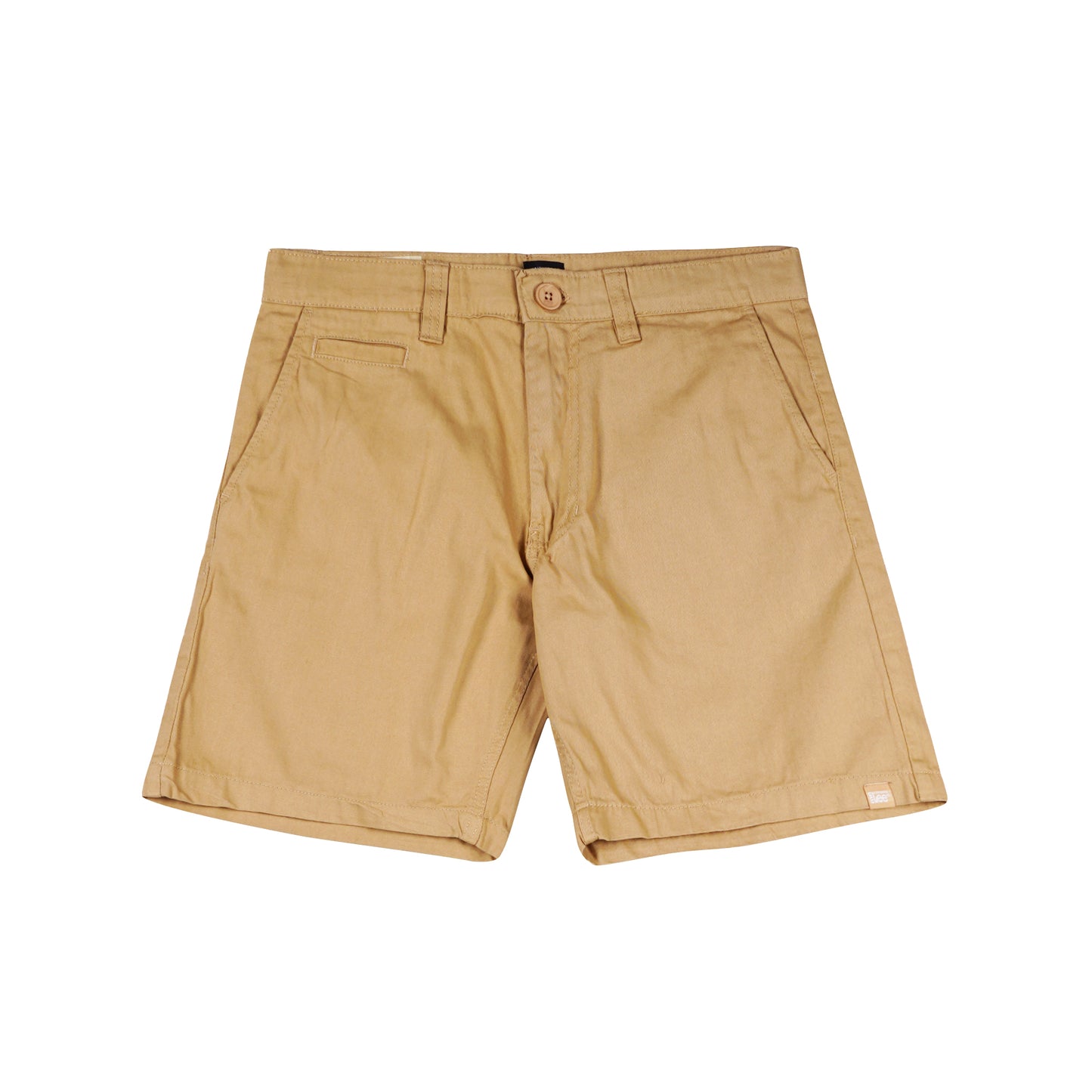 Stylistic Mr. Lee Men's Basic Non-Denim Tapered Short Mid Waist 176668 (Khaki)