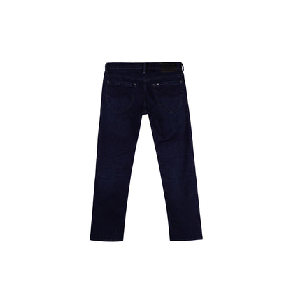 Stylistic Mr. Lee Men's Basic Denim Pants Skinny Mid Waist 179602 (Dark Shade)