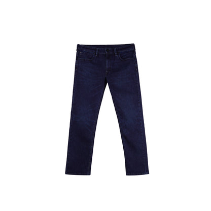 Stylistic Mr. Lee Men's Basic Denim Pants Skinny Mid Waist 179602 (Dark Shade)