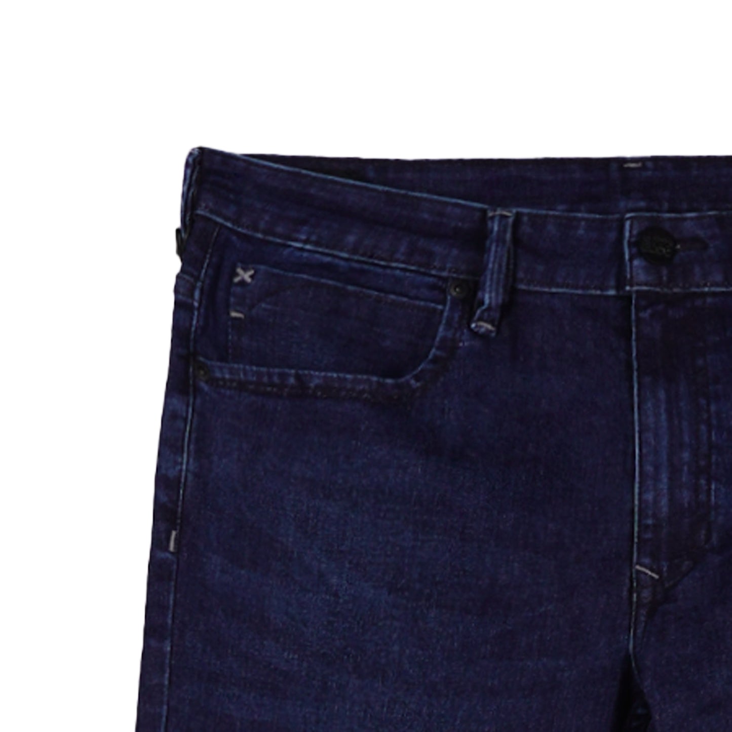 Stylistic Mr. Lee Men's Basic Denim Pants Skinny Mid Waist 179602 (Dark Shade)