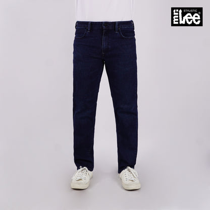 Stylistic Mr. Lee Men's Basic Denim Pants Skinny Mid Waist 179602 (Dark Shade)