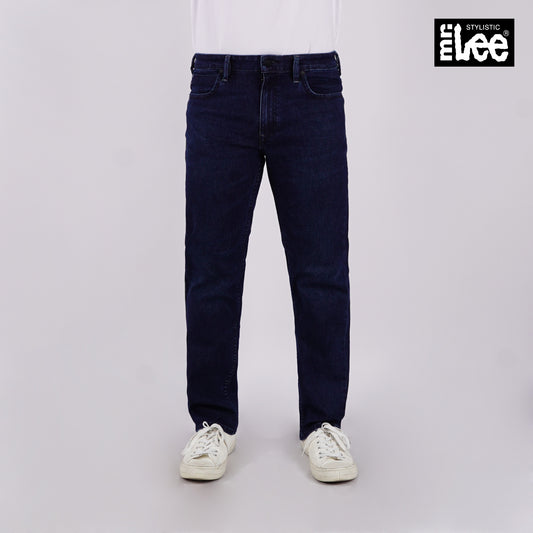 Stylistic Mr. Lee Men's Basic Denim Pants Skinny Mid Waist 179602 (Dark Shade)
