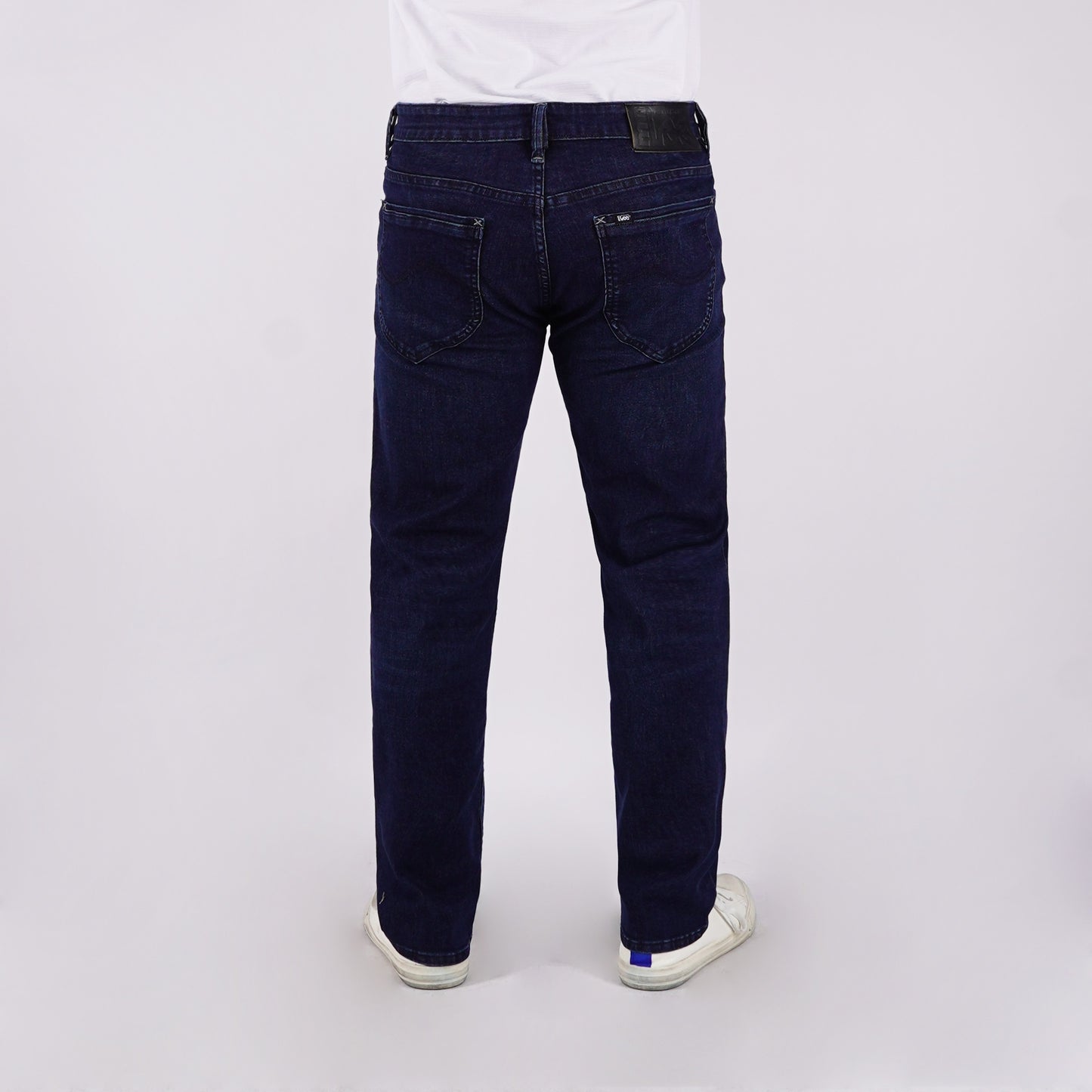 Stylistic Mr. Lee Men's Basic Denim Pants Skinny Mid Waist 179602 (Dark Shade)