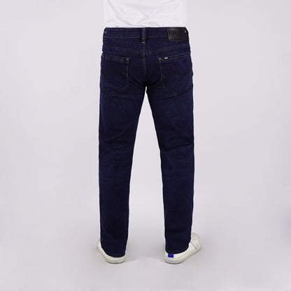 Stylistic Mr. Lee Men's Basic Denim Pants Skinny Mid Waist 179602 (Dark Shade)
