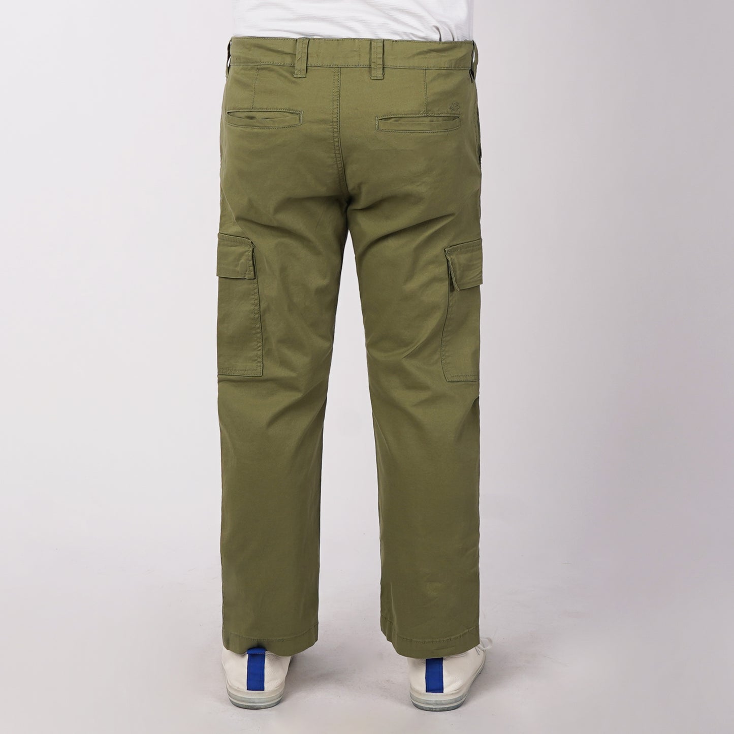 Petrol Men's Basic Non-Denim Cargo Pants Mid-Rise Fitting 175588 (Olive)