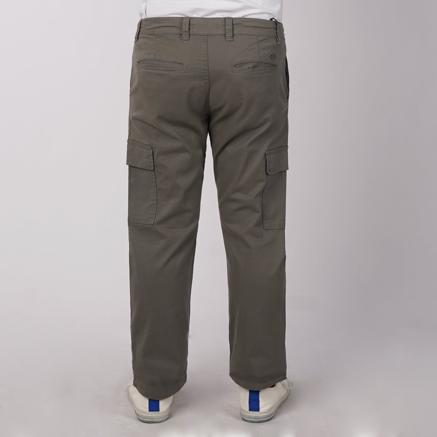 Petrol Men's Basic Non-Denim Cargo Pants Mid-Rise Fitting 175577 (Light Gray)