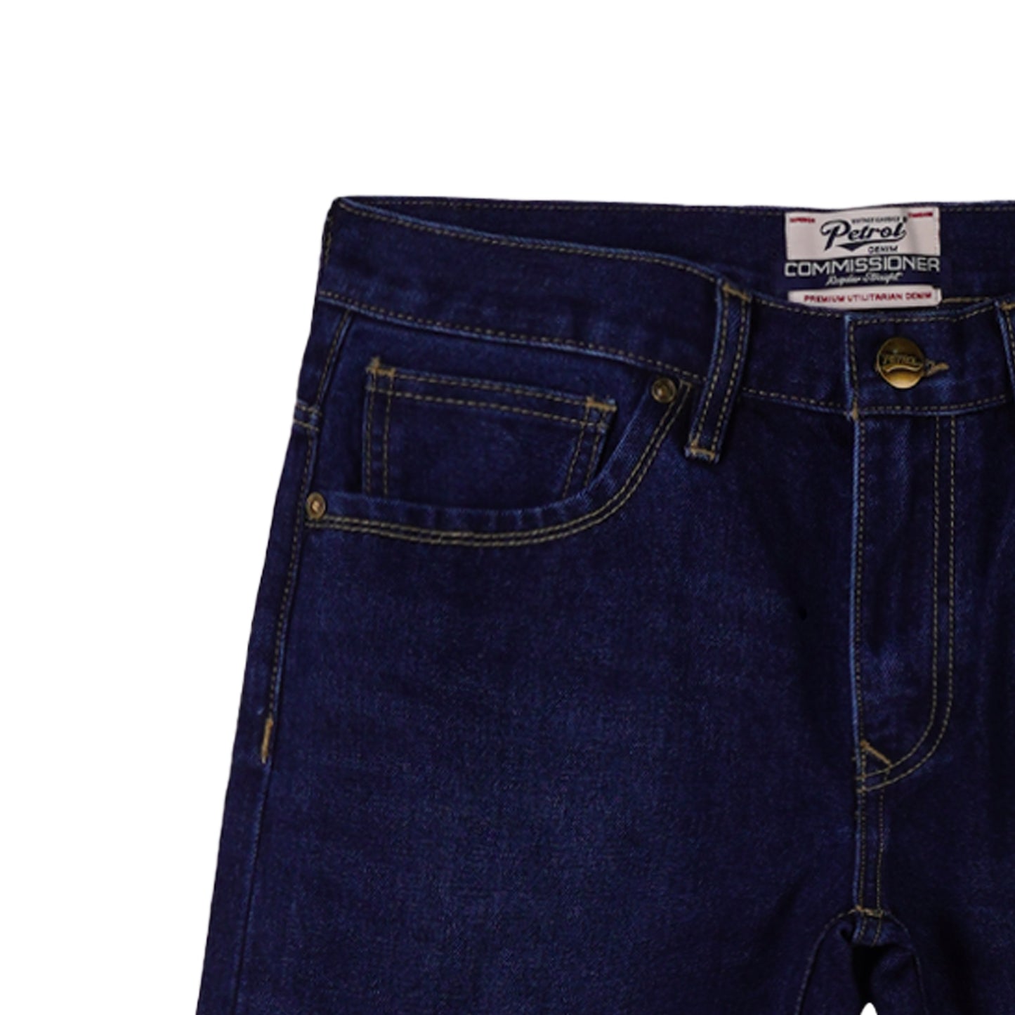 Petrol Men's Basic Denim Pants Regular Fitting Mid-Rise 182132 (Dark Shade)