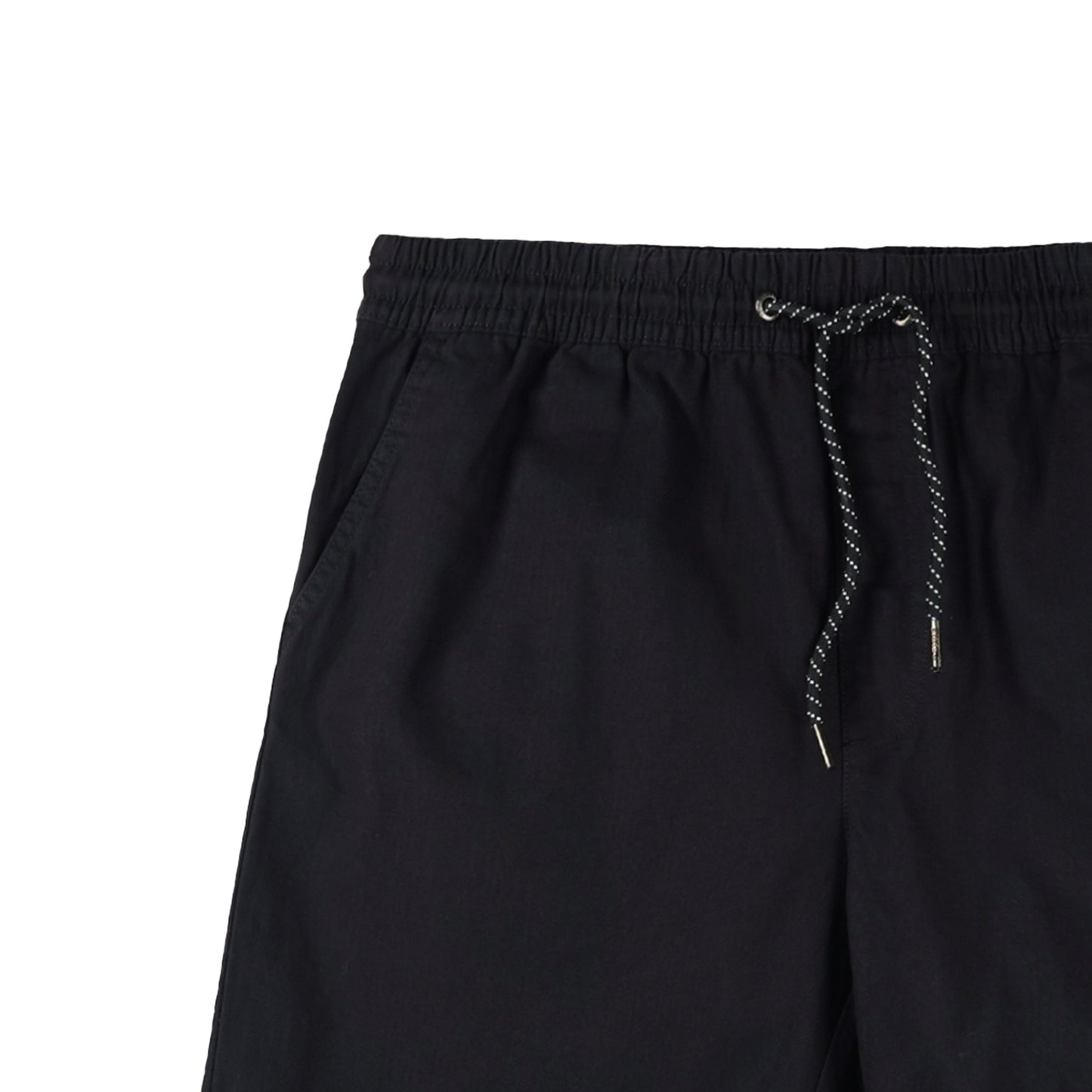 RRJ Men's Basic Non-Denim Jogger Pants  Mid-Rise 175678 (Black)