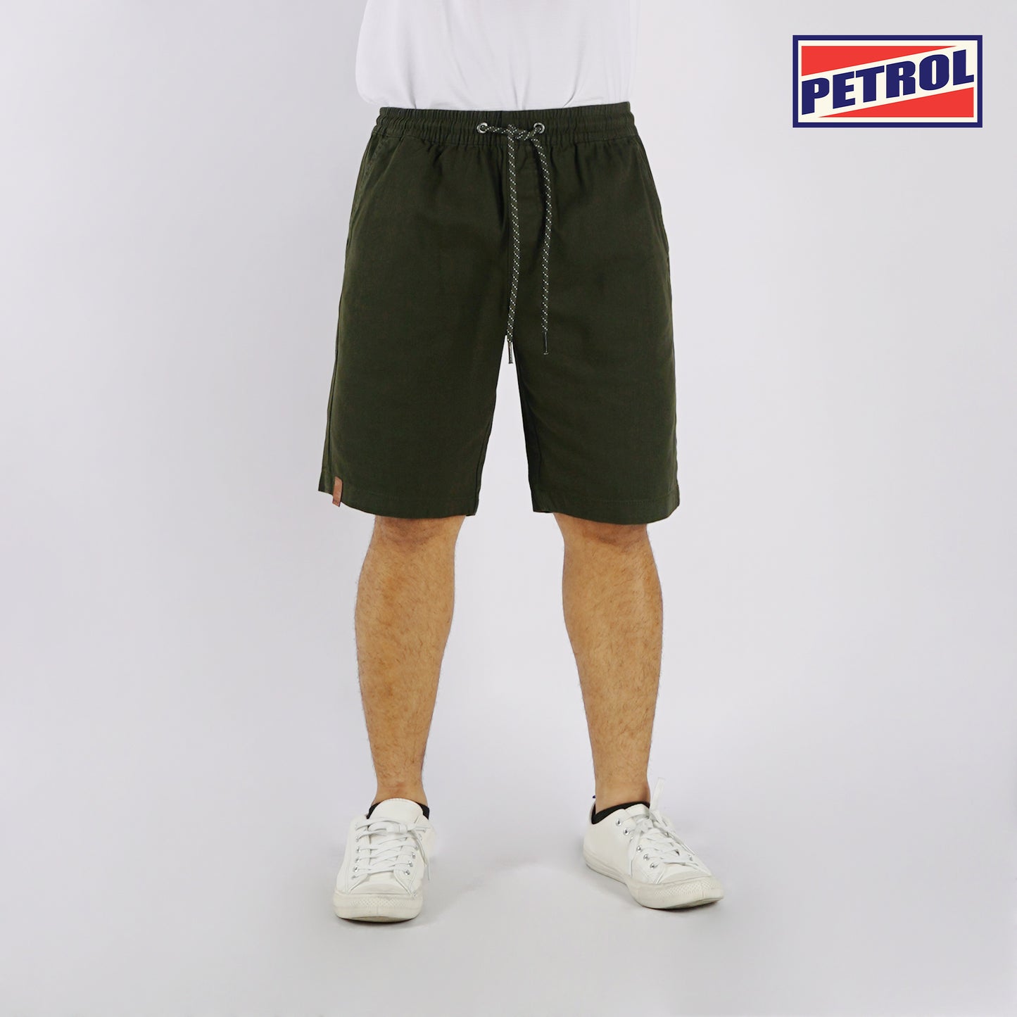 RRJ Men's Basic Non-Denim Jogger Pants  Mid-Rise 175678 (Fatigue)