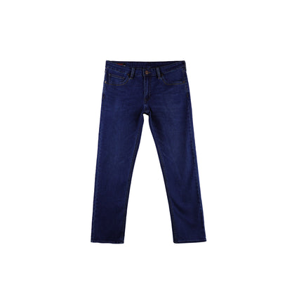 RRJ Men's Basic Denim Pants Skinny Fitting Mid-Rise 181089 (Medium Shade)