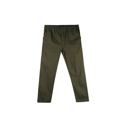 RRJ Men's Basic Non-Denim Trouser Pants Mid-Rise Fitting 182956 (Fatigue)