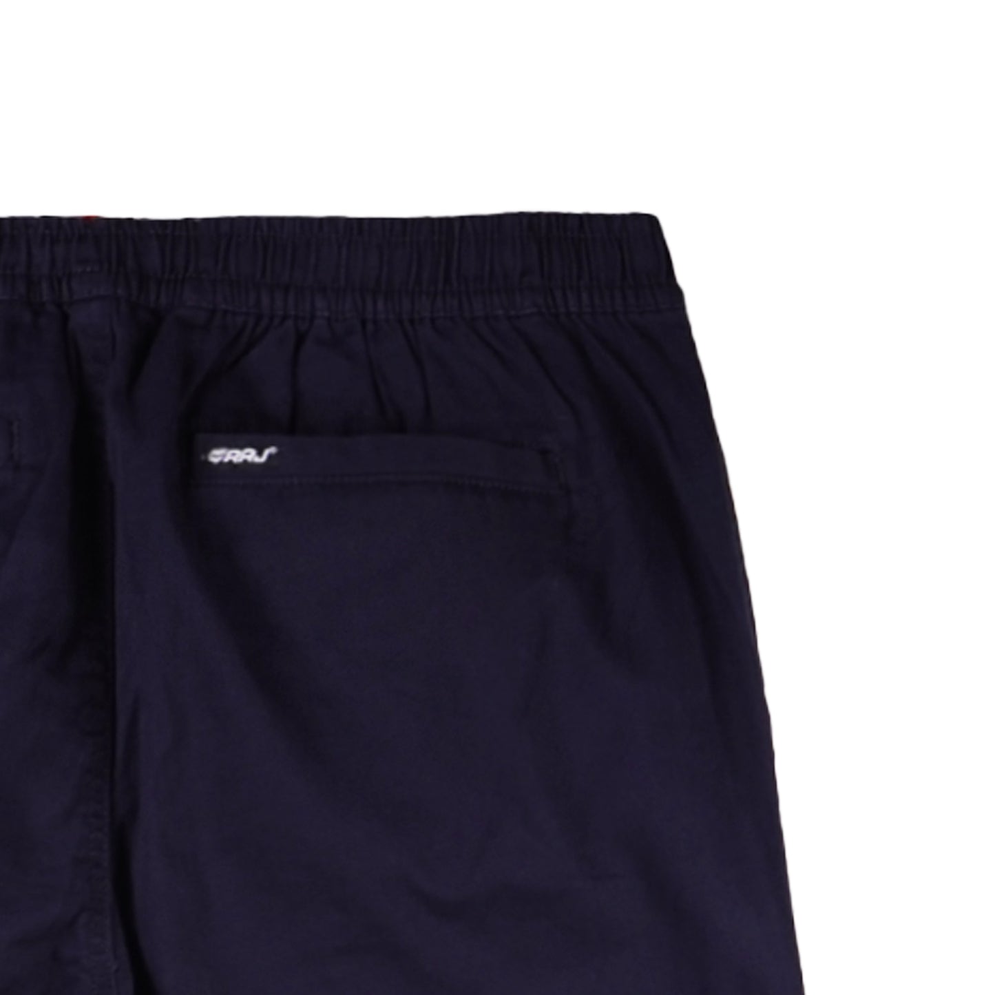 RRJ Men's Basic Non-Denim Trouser Pants Mid-Rise Fitting 182956 (Navy)
