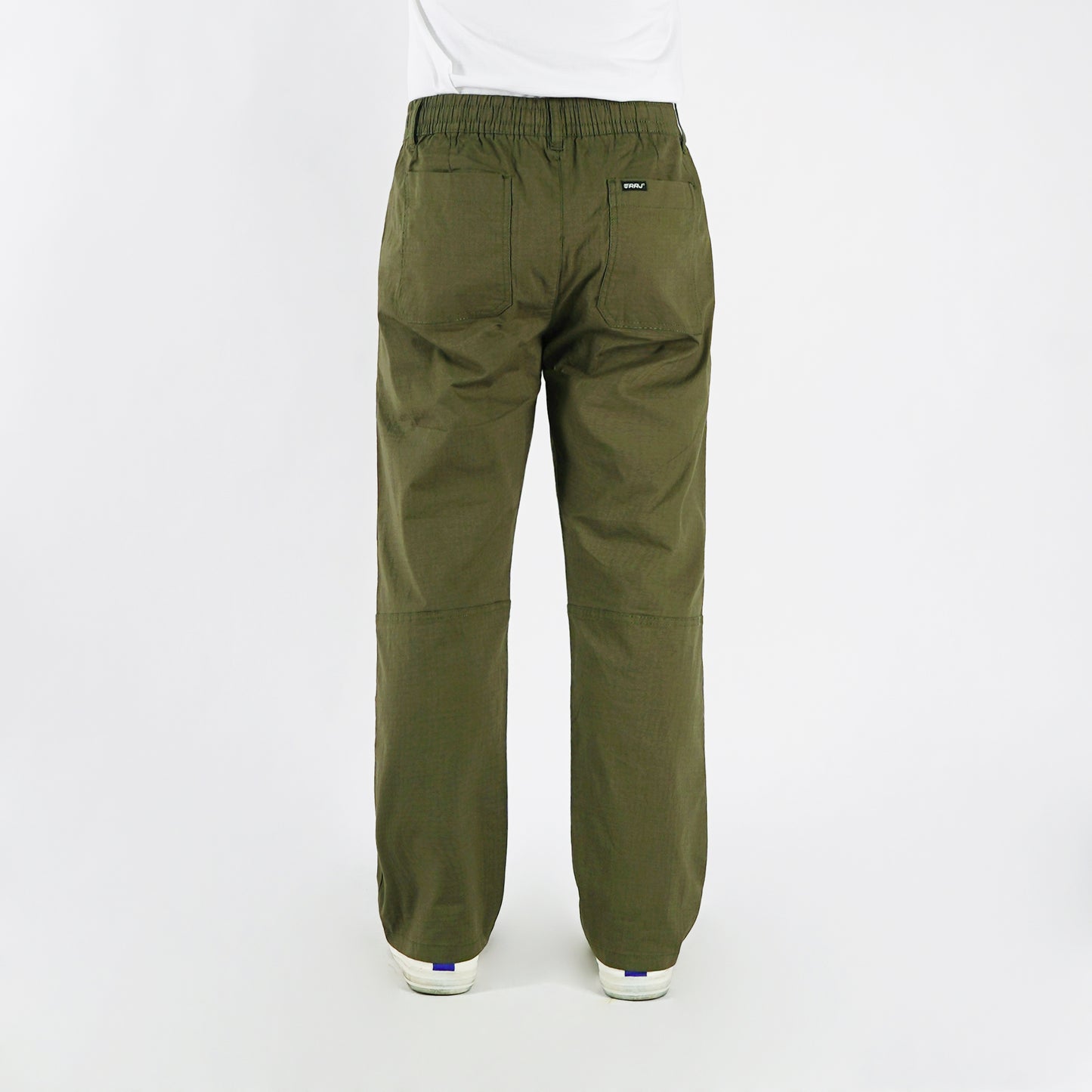 RRJ Men's Basic Non-Denim Chino Pants 182977 (Green)