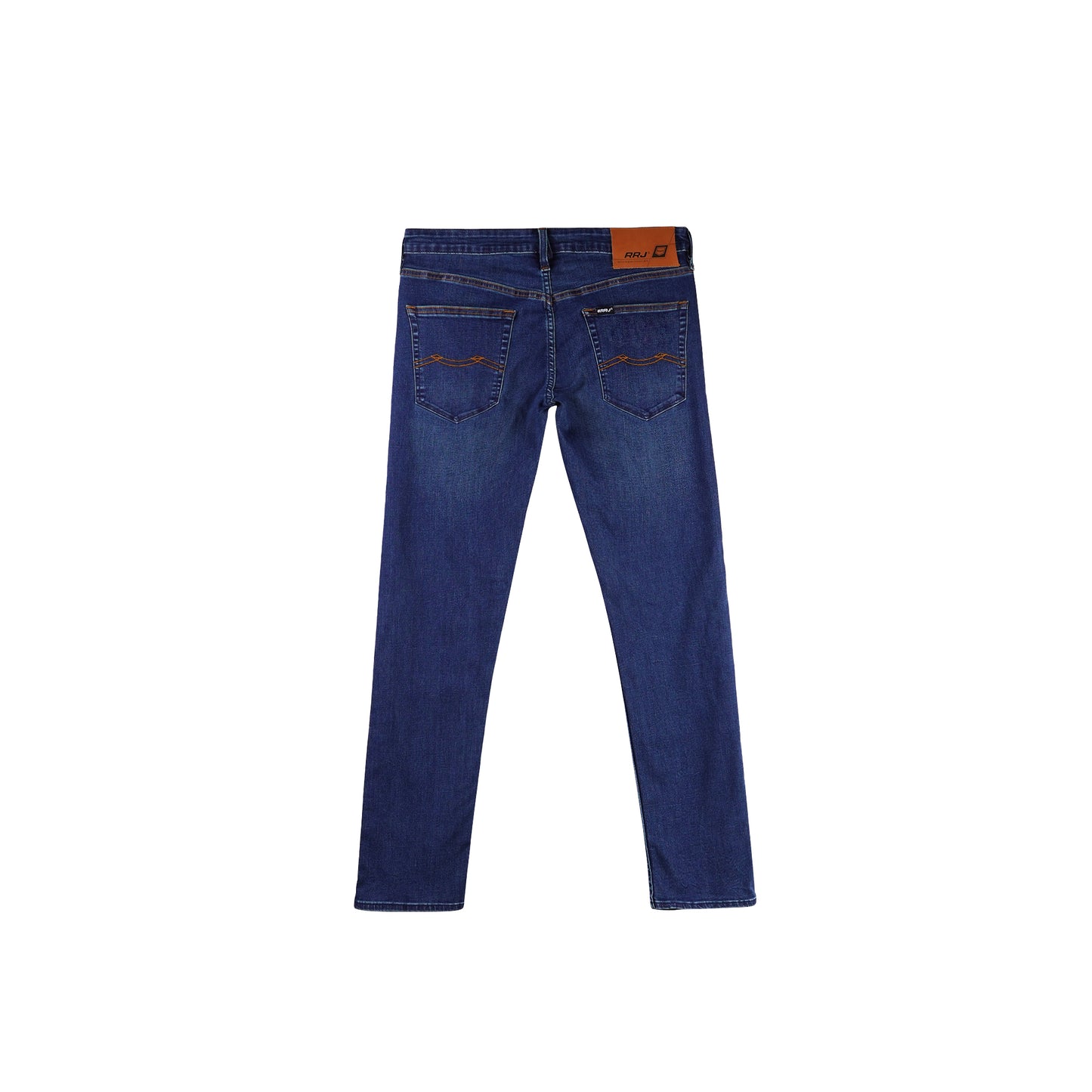 RRJ Men's Basic Denim Pants Superskinny Fitting Mid-Rise 178301-U (Medium Shade)