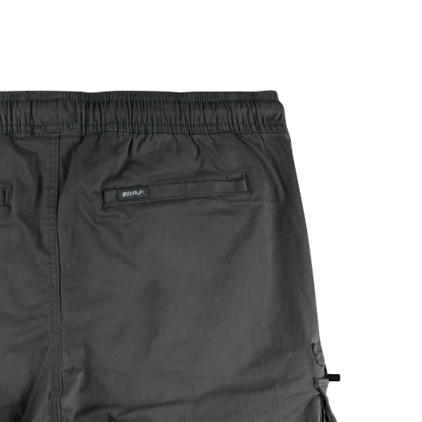 RRJ Men's Basic Non-Denim Cargo Pants Mid-Rise Fitting 177227 ( Dark Gray)