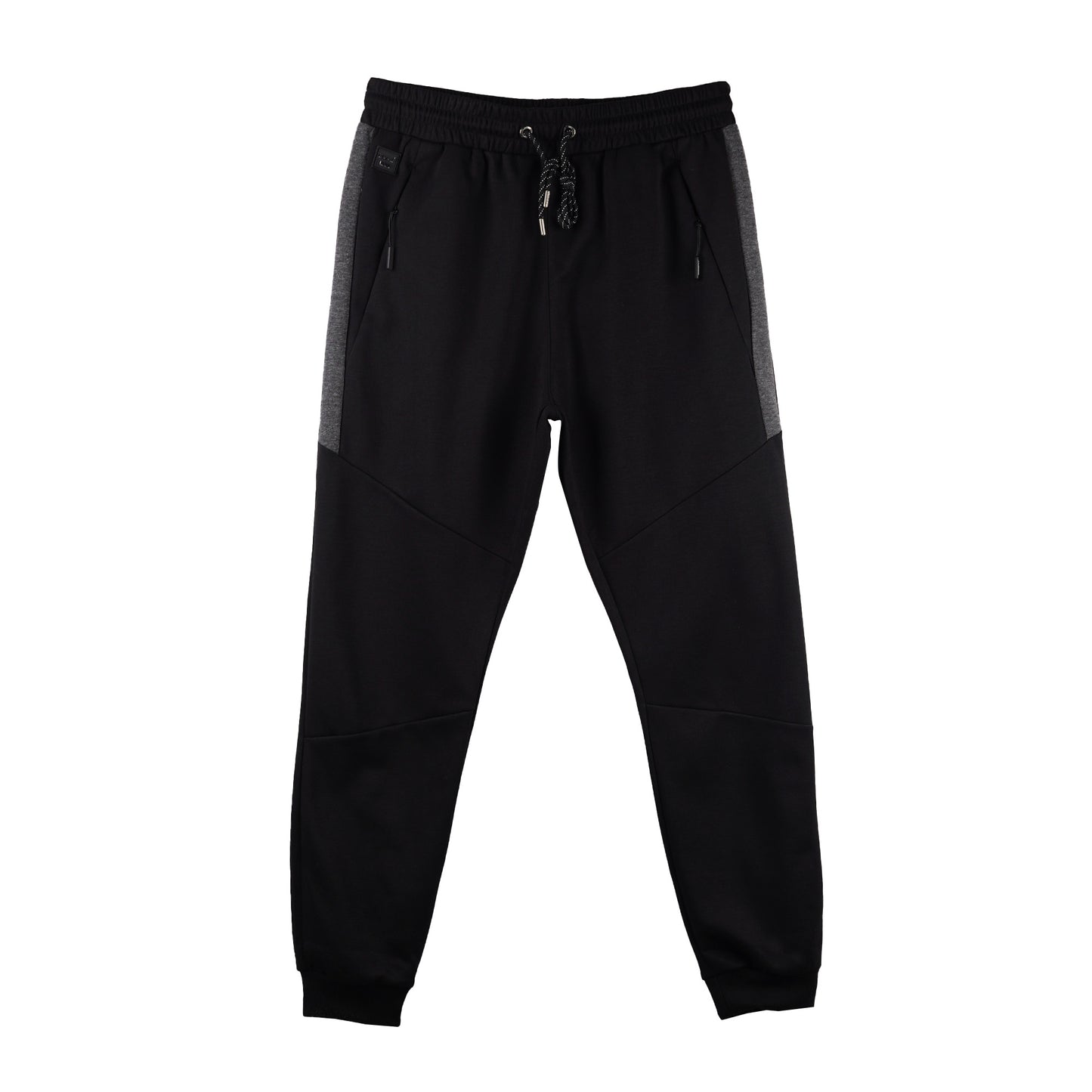 RRJ Men's Basic Non-Denim Jogger Pants  Mid-Rise 1717707 (Black)