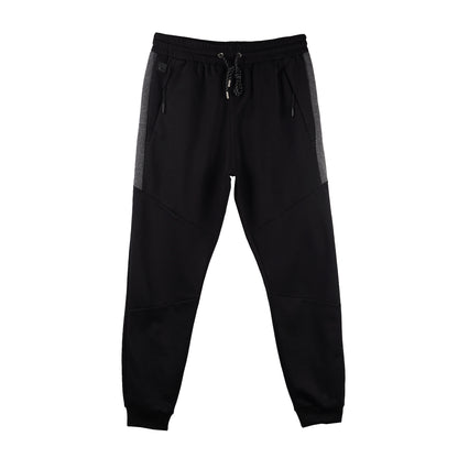 RRJ Men's Basic Non-Denim Jogger Pants  Mid-Rise 1717707 (Black)