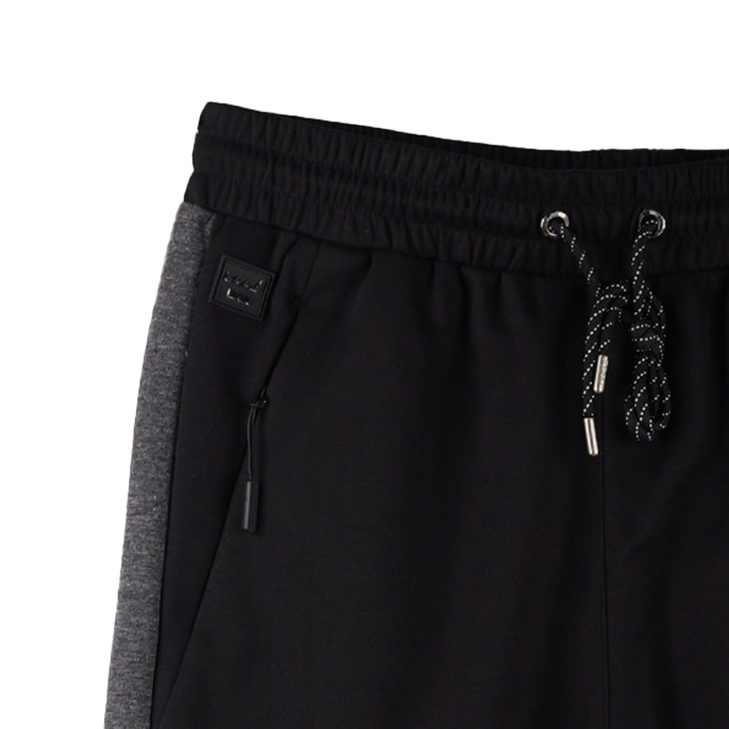 RRJ Men's Basic Non-Denim Jogger Pants  Mid-Rise 1717707 (Black)