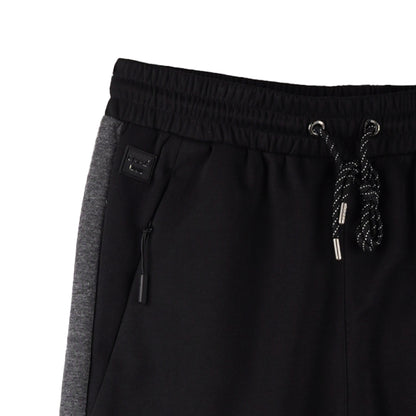 RRJ Men's Basic Non-Denim Jogger Pants  Mid-Rise 1717707 (Black)
