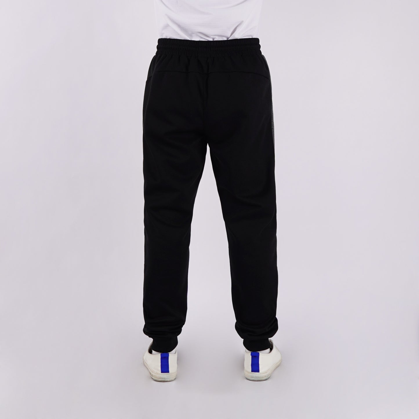 RRJ Men's Basic Non-Denim Jogger Pants  Mid-Rise 1717707 (Black)