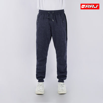 RRJ Men's Basic Non-Denim Jogger Pants  Mid-Rise 1717707 (Dark Navy)