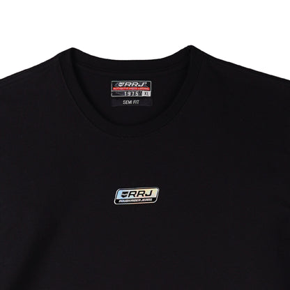 RRJ Men's Basic Tees Semibody Fitting 175150-U (Black)