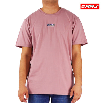 RRJ Men's Basic Tees Semibody Fitting 175150-U (Wood Rose)