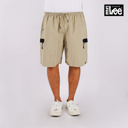 Stylistic Mr. Lee Men's Basic Non-Denim Cargo Short Mid Waist 180422 (Khaki)