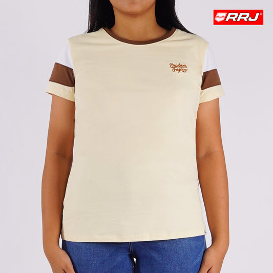 RRJ Ladies Basic Tees Regular Fitting 134683 (Beige)