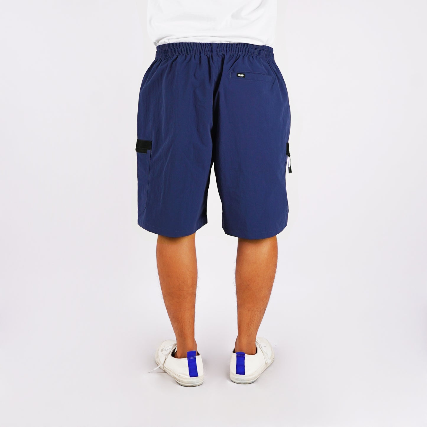 Stylistic Mr. Lee Men's Basic Non-Denim Cargo Short Mid Waist 180422 (Navy-Navy)