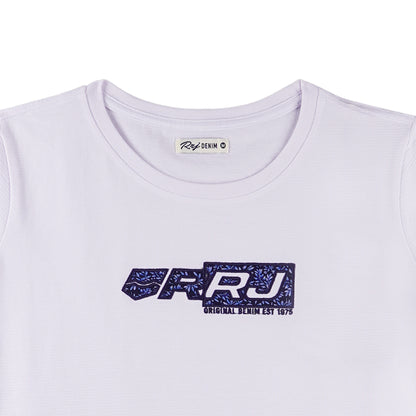 RRJ Ladies Basic Tees Regular Fitting 129372 (White)