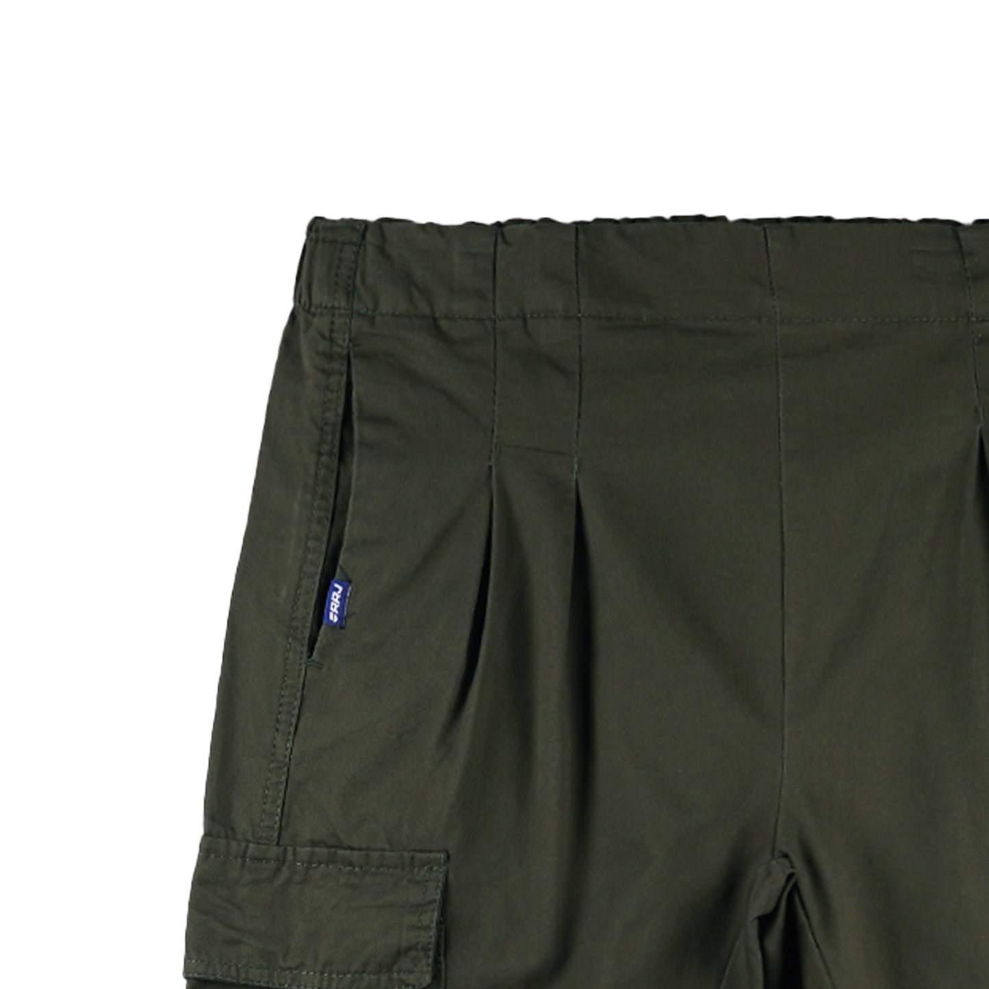 RRJ Ladies Basic Non-Denim Cargo Pants Mid-Rise Fitting 180711 (Fatigue)