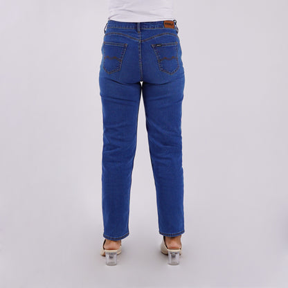 RRJ Ladies Basic Denim Mom Jeans 177239-U (Light Shade)