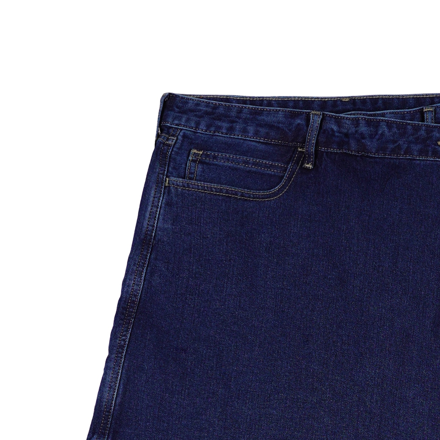 RRJ Ladies Basic Denim Skorts 178064 (Medium Shade)