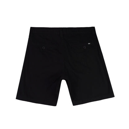 Stylistic Mr. Lee Men's Basic Non-Denim Tapered Short Mid Waist 176632 (Black)