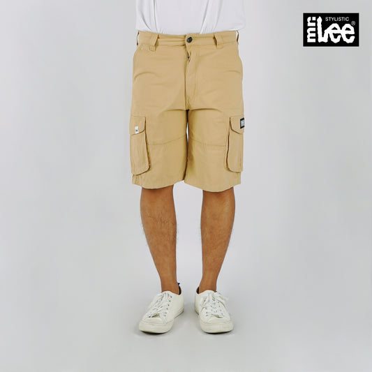 Stylistic Mr. Lee Men's Basic Non-Denim Cargo Short Mid Waist 174673 (Incense)