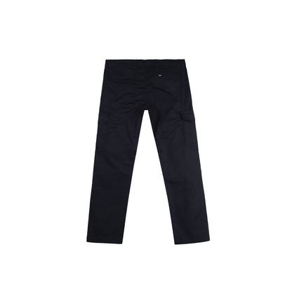 Stylistic Mr. Lee Men's Basic Non-Denim Cargo Pants Mid Waist 176813 (Black)